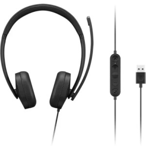 Наушники Lenovo USB-A Wired Stereo Headset Gen 2 Black (4XD1P83425)
