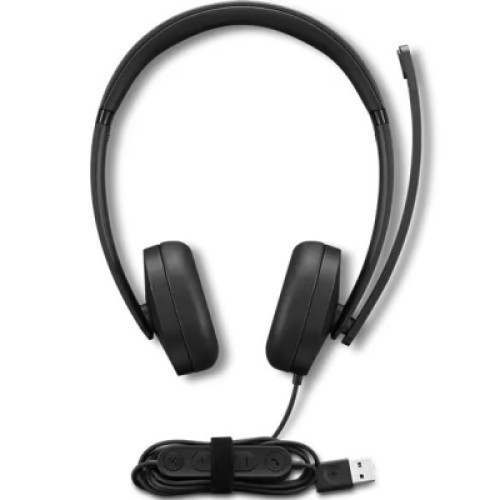 Наушники Lenovo USB-A Wired Stereo Headset Gen 2 Black (4XD1P83425)