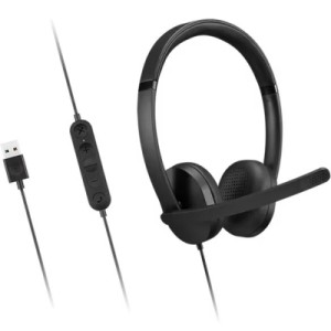 Наушники Lenovo USB-A Wired Stereo Headset Gen 2 Black (4XD1P83425)