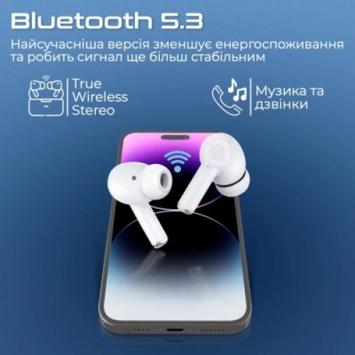 Наушники Promate ProPods White (propods.white)