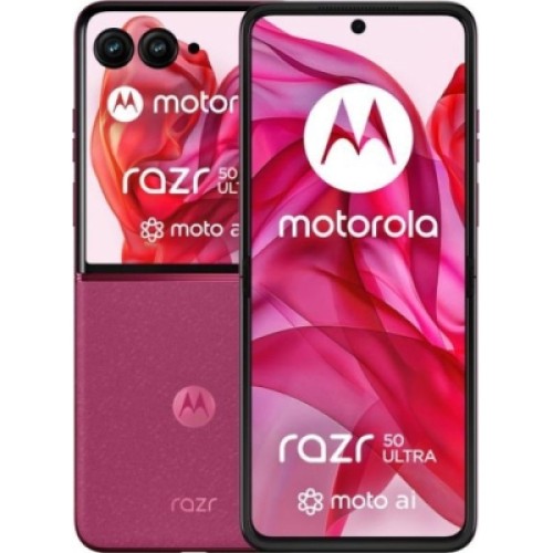 Мобильный телефон Motorola Razr 50 Ultra 12/512GB Hot Pink (PB1T0103RS)