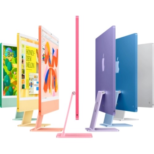 Компьютер Apple 24" iMac Retina 4.5K / Apple M4 (10-c/CPU, 10-c/GPU), 16, 256, Silver (MWV13UA/A)