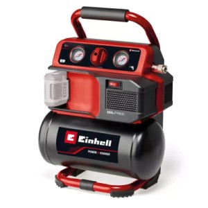 Компресор Einhell TE-AC 18/75 Li OF - Solo, 18В PXC, 8бар, 75л/хв, 5л, (без АКБ та ЗП) (4020410)