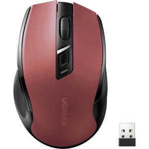 Мишка Ugreen MU006 Ergonomic Wireless Red/Black (25752)