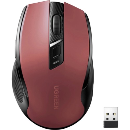 Мышка Ugreen MU006 Ergonomic Wireless Red/Black (25752)
