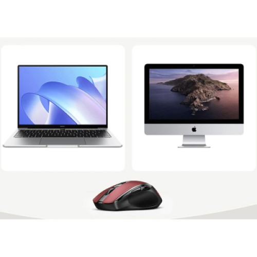 Мышка Ugreen MU006 Ergonomic Wireless Red/Black (25752)