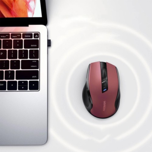 Мышка Ugreen MU006 Ergonomic Wireless Red/Black (25752)