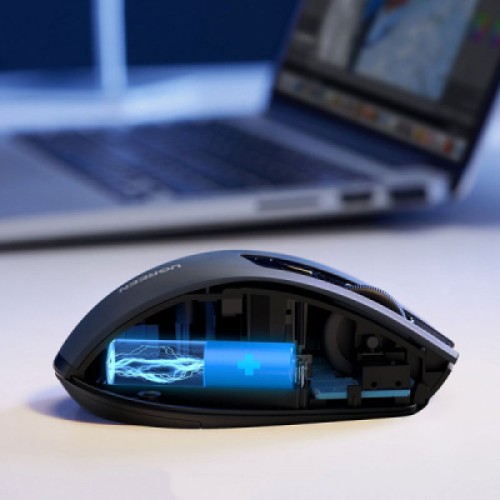 Мышка Ugreen MU006 Ergonomic Wireless Gray/Black (15063)