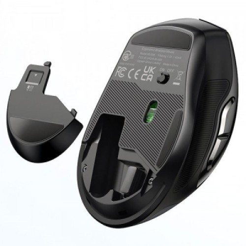 Мышка Ugreen MU006 Ergonomic Wireless Gray/Black (15063)