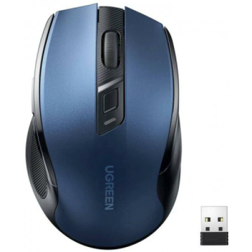 Мышка Ugreen MU006 Ergonomic Wireless Blue (15064)