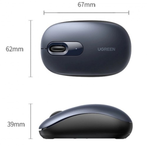 Мышка Ugreen MU105 Wireless Blue (90550)
