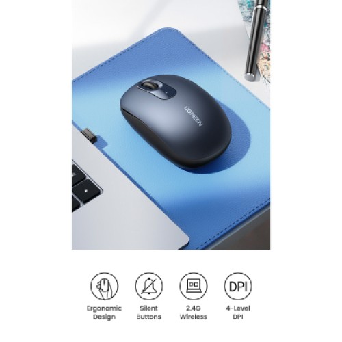Мышка Ugreen MU105 Wireless Blue (90550)