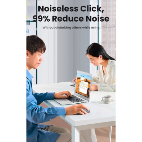 Мышка Ugreen MU105 Wireless Gray (90669)