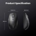 Мышка Ugreen MU103 Wireless/Bluetooth Black (90539)