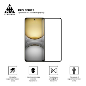 Стекло защитное Armorstandart Pro Realme C75 4G Black (ARM82888)