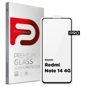 Скло захисне Armorstandart Pro Xiaomi Redmi Note 14 4G Black (ARM79679)