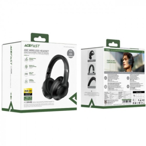 Наушники Acefast H4 ANC Bluetooth Black (6974316283515)