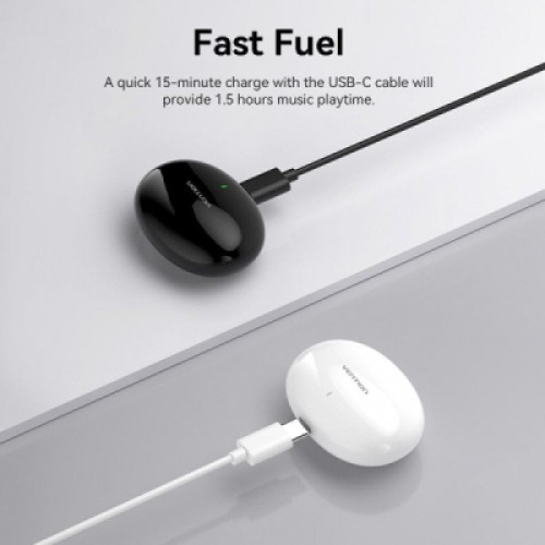 Наушники Vention Elf Earbuds E01 Black (NBFB0)