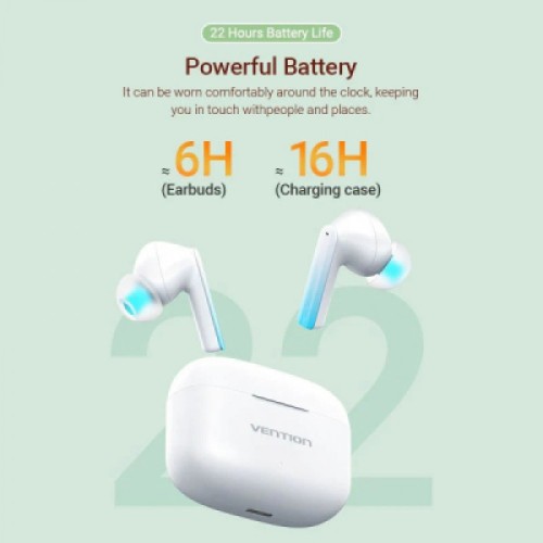 Наушники Vention Elf Earbuds E04 White (NBIW0)