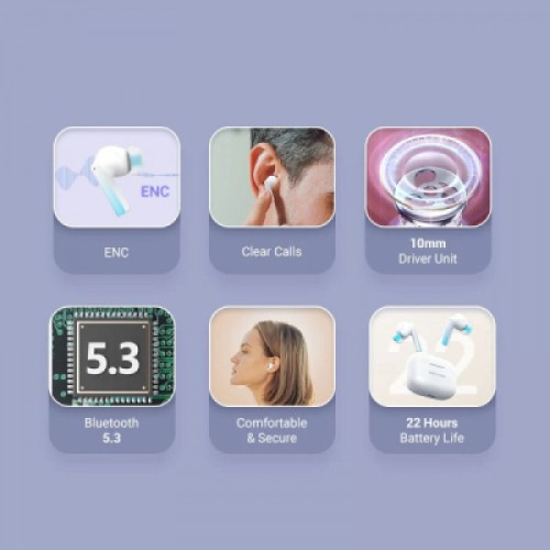 Наушники Vention Elf Earbuds E04 White (NBIW0)