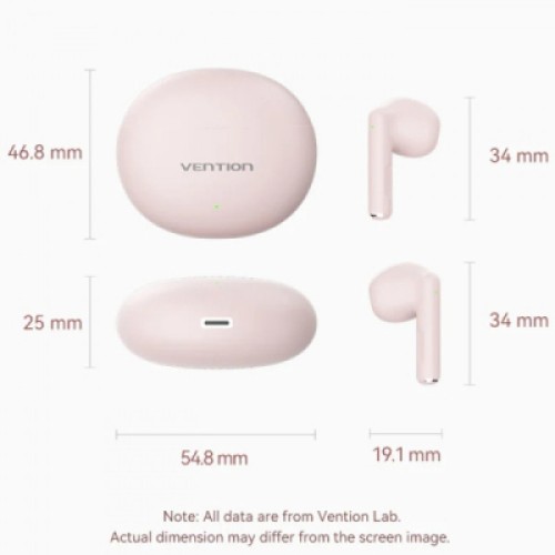 Наушники Vention Elf Earbuds E06 Pink (NBKP0)