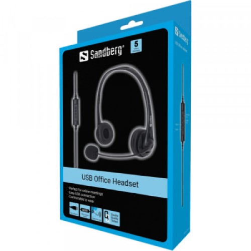Наушники Sandberg Office USB Black (126-12)