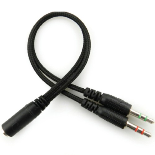 Наушники Sandberg Headset Bulk 3,5мм+converter 2х3,5мм Black (825-30)