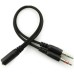 Наушники Sandberg Headset Bulk 3,5мм+converter 2х3,5мм Black (825-30)
