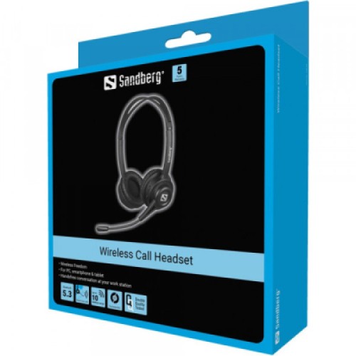 Наушники Sandberg Wireless Call Headset Bluetooth Black (126-43)
