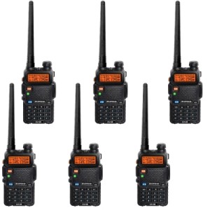 Портативная рация Baofeng UV-5R Black Six Pack комплект 6 шт (2200000758965)