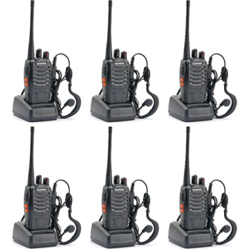 Портативная рация Baofeng BF-888S Six Pack комплект 6 шт (2200000758996)
