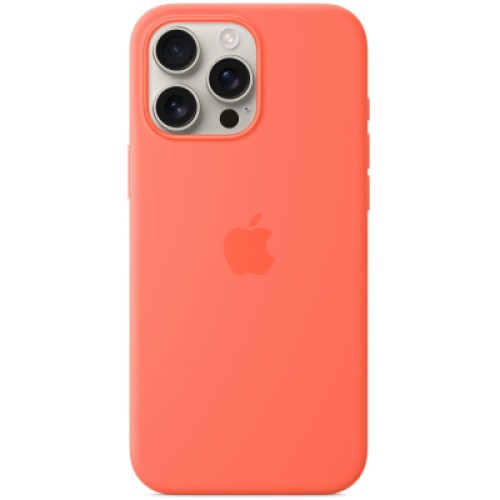 Чехол для мобильного телефона Apple iPhone 16 Pro Max Silicone Case with MagSafe - Tangerine,Model A3316 (MDGX4ZM/A)