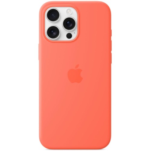 Чехол для мобильного телефона Apple iPhone 16 Pro Max Silicone Case with MagSafe - Tangerine,Model A3316 (MDGX4ZM/A)