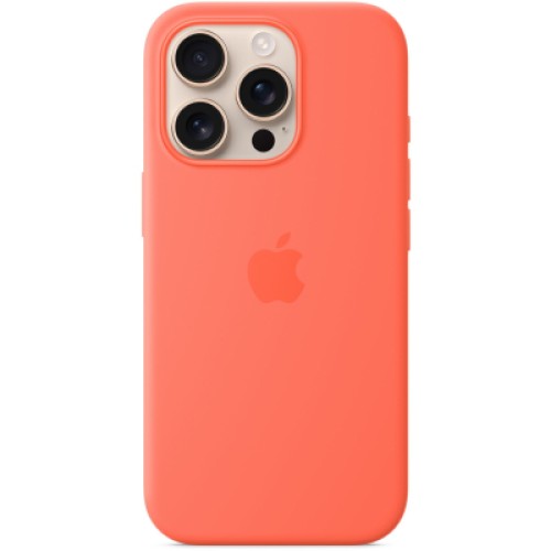 Чехол для мобильного телефона Apple iPhone 16 Pro Silicone Case with MagSafe - Tangerine,Model A3315 (MDFY4ZM/A)