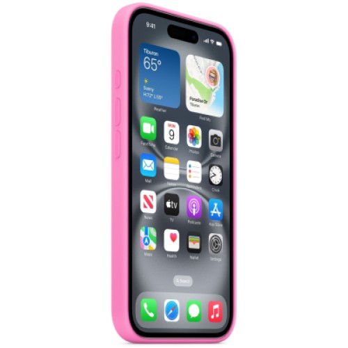 Чехол для мобильного телефона Apple iPhone 16 Silicone Case with MagSafe - Peony,Model A3313 (MDGM4ZM/A)