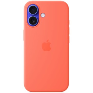 Чохол до мобільного телефона Apple iPhone 16 Silicone Case with MagSafe - Tangerine,Model A3313 (MDGN4ZM/A)