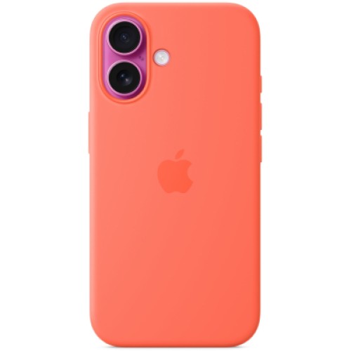 Чехол для мобильного телефона Apple iPhone 16 Silicone Case with MagSafe - Tangerine,Model A3313 (MDGN4ZM/A)