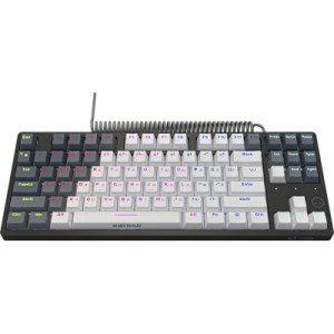 Клавіатура Lorgar Azar 514TKL RGB Mechanical USB UA White/Grey (LRG-GK514TKL-WH-UA)