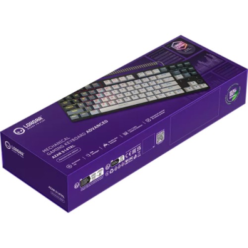 Клавиатура Lorgar Azar 514TKL RGB Mechanical USB UA White/Grey (LRG-GK514TKL-WH-UA)