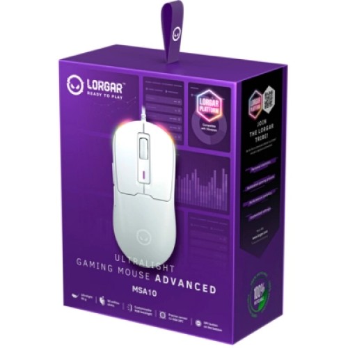 Мышка Lorgar MSA10 Ultralight USB White (LRG-MSA10-WH)