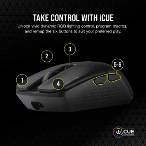 Мышка Corsair Katar Elite Wireless Black (CH-931C111-EU)