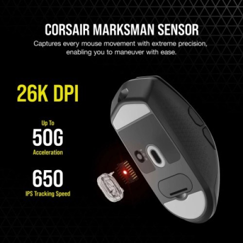 Мышка Corsair Katar Elite Wireless Black (CH-931C111-EU)