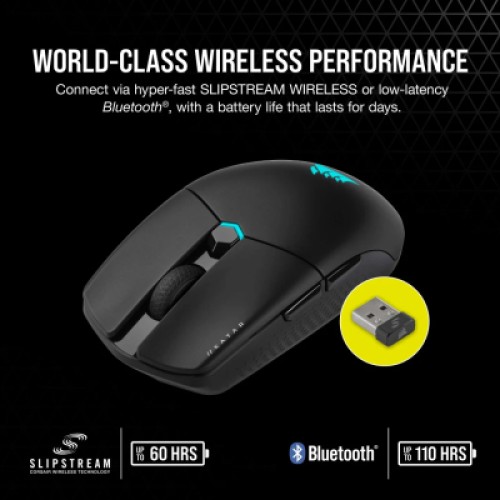 Мышка Corsair Katar Elite Wireless Black (CH-931C111-EU)