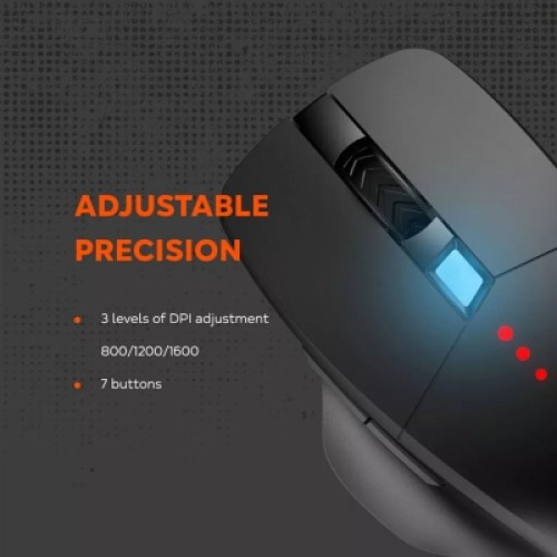 Мышка Canyon Crusader GMW-13 RGB Wireless Black (CND-SGMW13)
