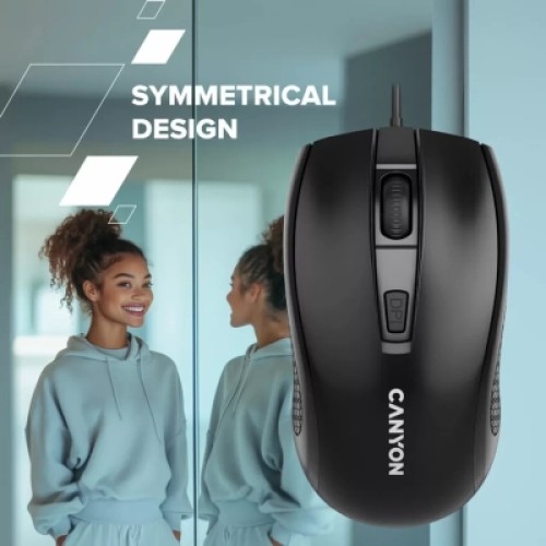Мышка Canyon M-4 USB Black (CNE-CMS4)