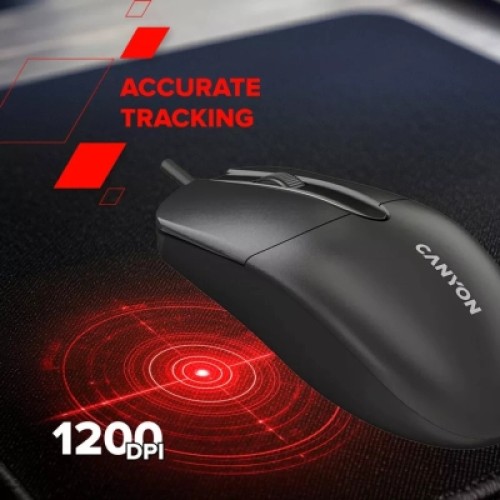 Мышка Canyon M-5 USB Black (CNE-CMS5)