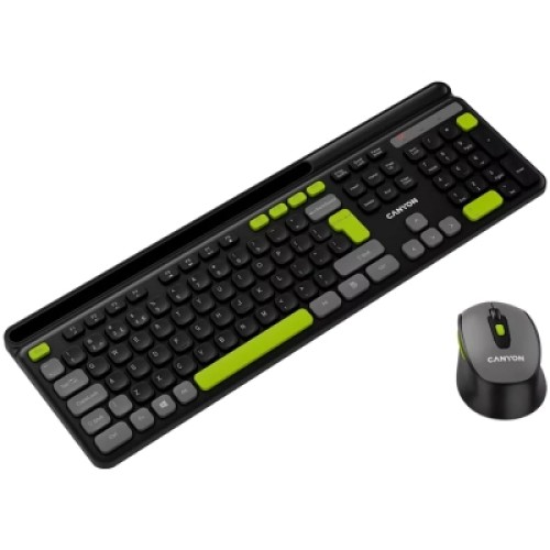Комплект Canyon HSET-W5 Wireless UA Black (CNS-HSETW5BK)