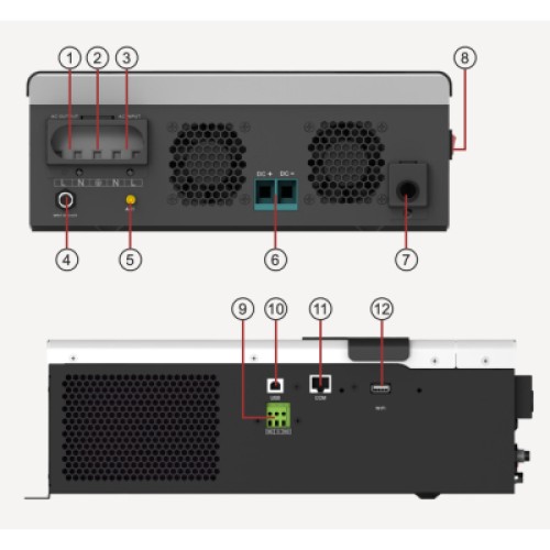Солнечный инвертор Must PV18-3224PRO, 3200W, 24V (PV18-3224PRO)