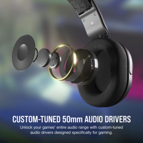 Наушники Corsair HS35 Surround v2 Multiplatform Gaming Carbon (CA-9011386-EU)