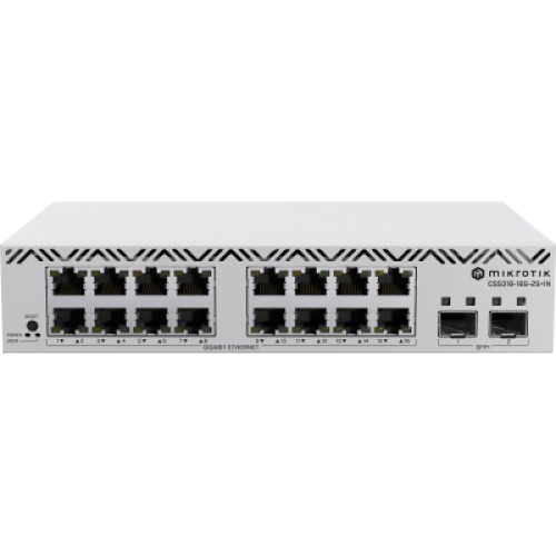 Коммутатор сетевой Mikrotik CSS318-16G-2S+IN